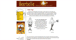 Desktop Screenshot of beerbellie.com